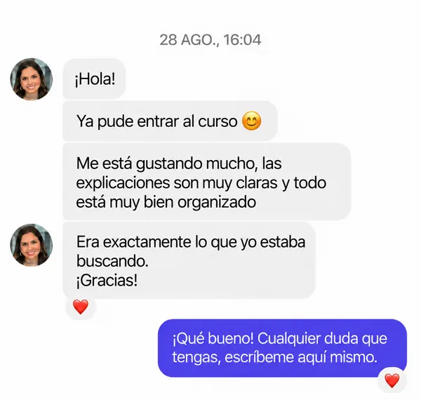 Testimonio sobre el curso de prótesis capilares 3